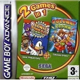 2 Games In 1: Sonic Pinball Party + Colums Crown (GBA)