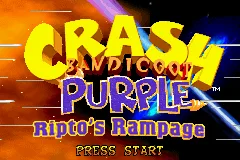 Crash Bandicoot Purple (GBA)