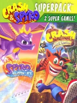Crash and Spyro Superpack: Season of Ice & Huge Adventure (GBA)