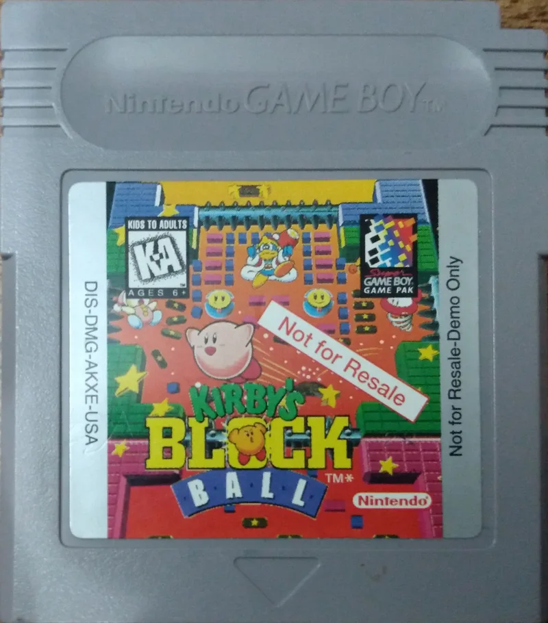 Kirby's Block Ball [Not For Resale] (GB)