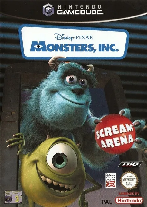 Disney/Pixar Monsters, Inc. Scream Arena (GCN)