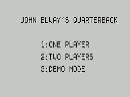 John Elway's Quarterback (NES)