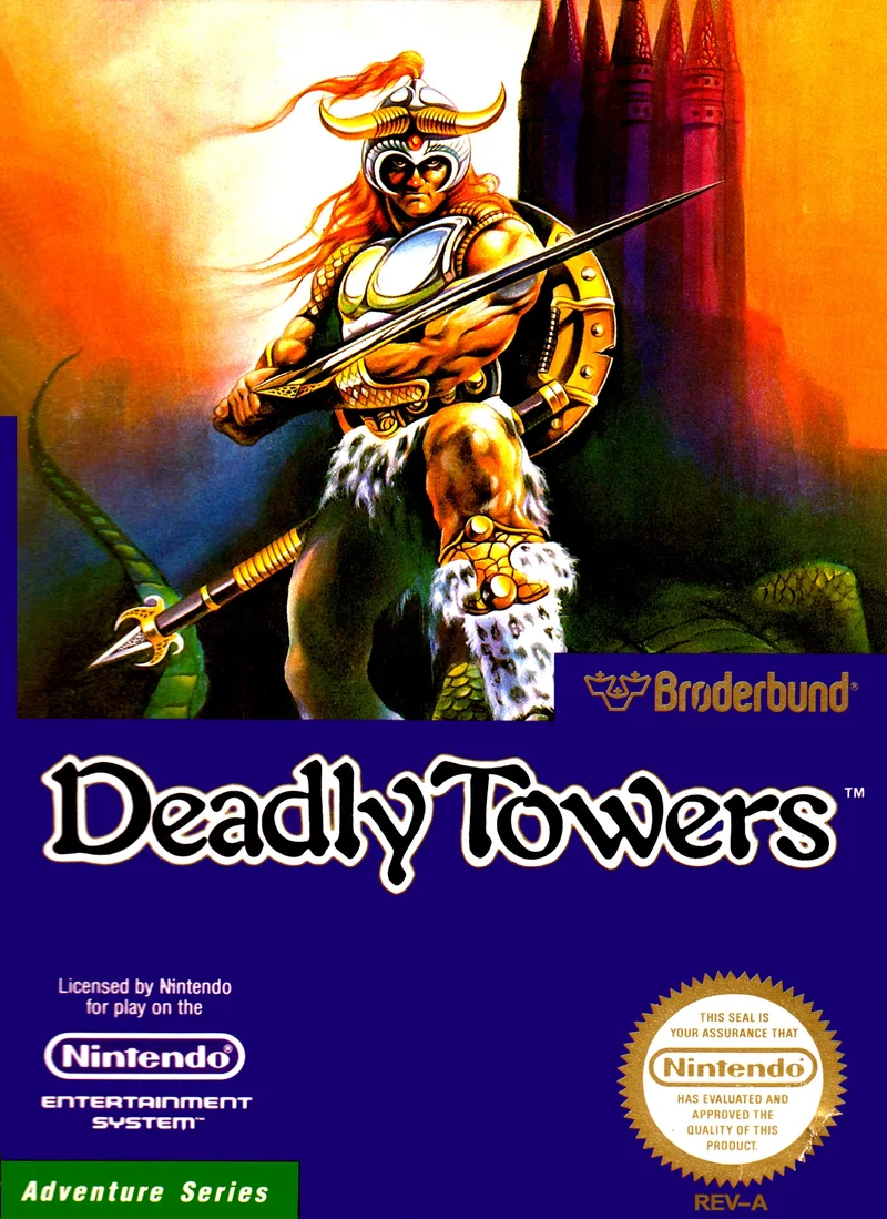 Deadly Towers [5 Screw] (NES)
