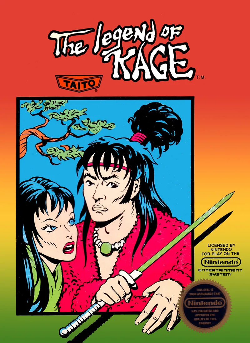 The Legend of Kage [5 Screw] (NES)