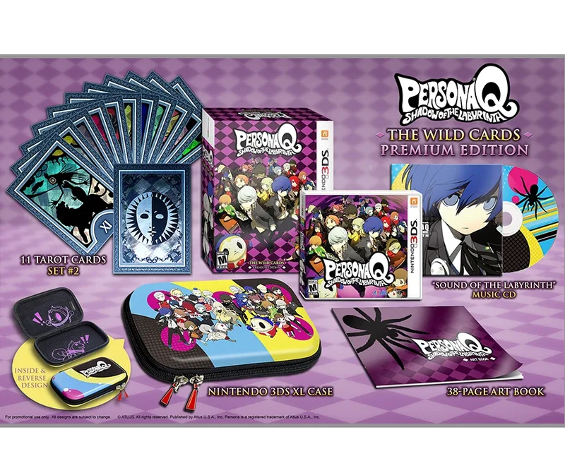 Persona Q: Shadow of the Labyrinth The Wild Cards Edition (3DS)