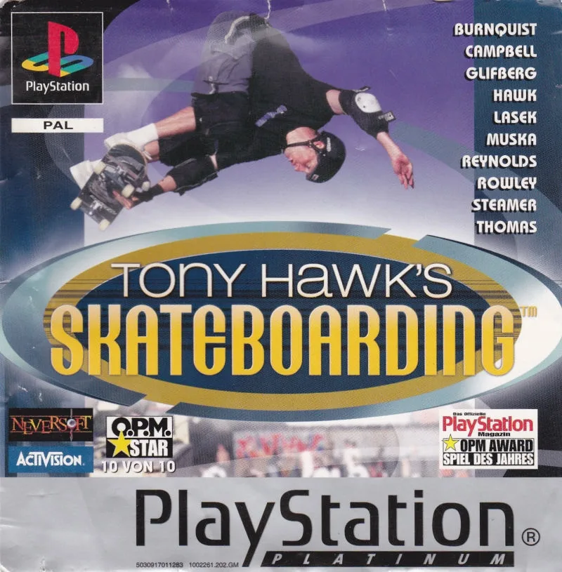 Tony Hawk's Skateboarding [Platinum] (PS1)