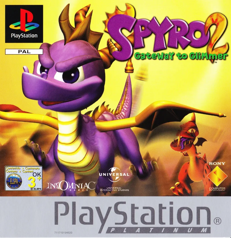 Spyro 2: Gateway to Glimmer [Platinum] (PS1)
