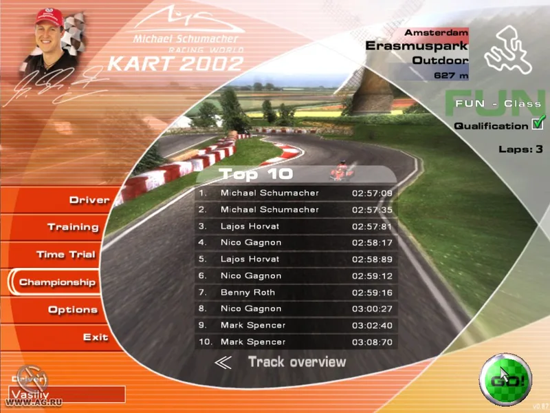 Michael Schumacher Racing World Kart 2002 (PS1)