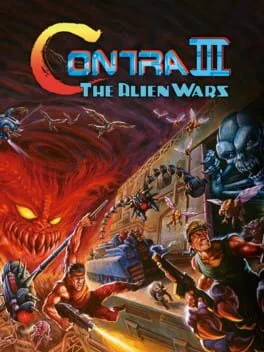 Contra III The Alien Wars [Majesco Candy Cane] (SNES)