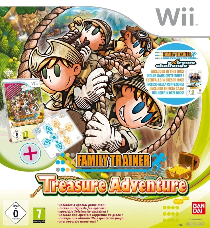 Family Trainer Treasure Adventure (WII)