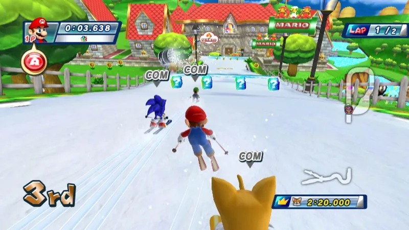 Mario and Sonic at the Olympic Winter Games (WII)