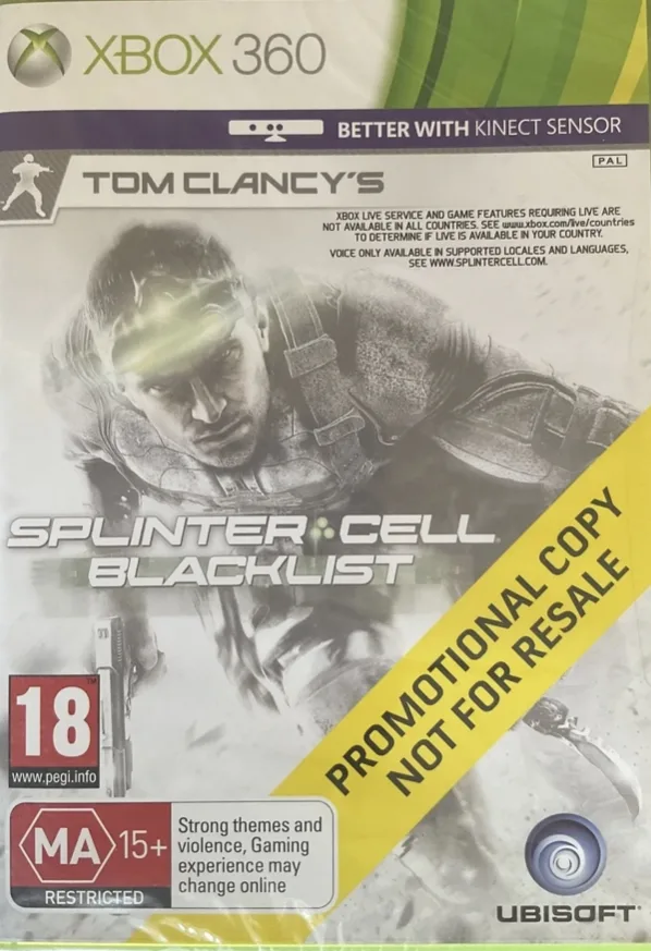 Tom Clancy's Splinter Cell Blacklist [Bundle Copy] (PAL)