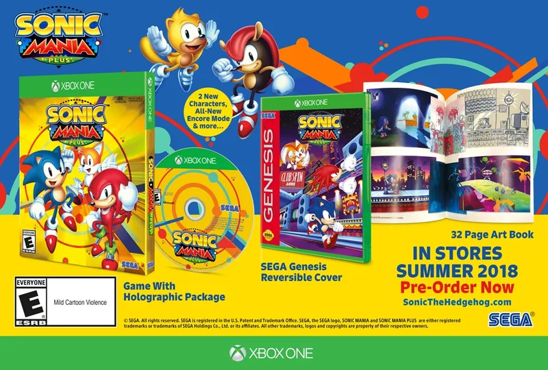 Sonic Mania Plus [Artbook Edition] (XONE)